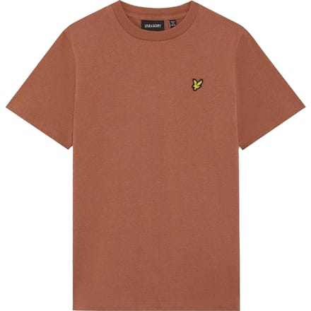 Lyle & Scott Geborduurd kinder/kinder Script T-shirt (Baksteen)