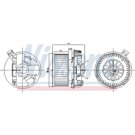 Interieurventilatie NISSENS 87267