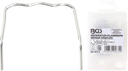 BGS Reparatiebeugels L-vorm Ø 0,6 mm 100st. - 873-4