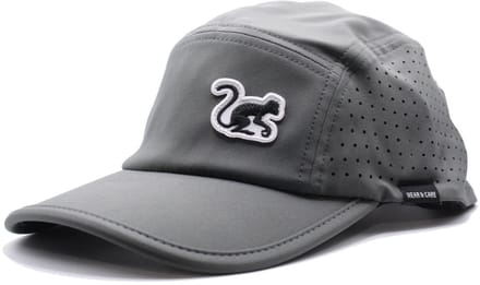 5-panel sportpet - Hardlooppet - Gerecycled - Sneldrogend / Volwassenen / One size (Grijs)