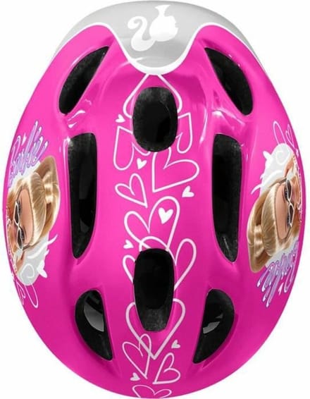 Mattel Barbie Skatebescherming 5-delig 50-56 Cm Roze/wit Maat S