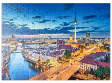 Skyline Berlin Puzzel - Premium 200 Stukken Puzzel voor Volwassenen