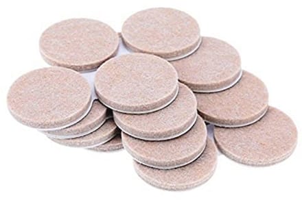 Zelfklevende Vilt Pads 38 mm voor Vloerbescherming - Set van 16 Stuks