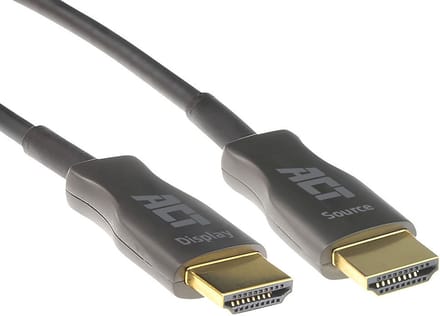 ACT HDMI Glasvezel kabel – 4K@30Hz - Active Optical Cable (AOC) – 18Gbps – HDMI kabel 10 meter – AK4117