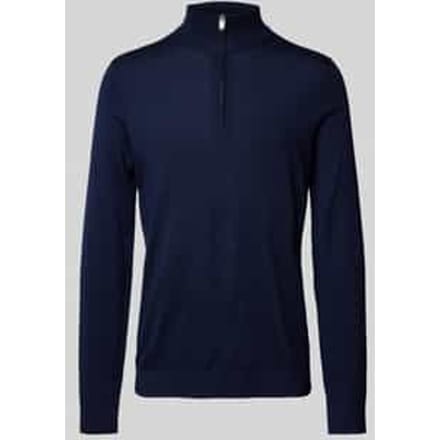 Gebreide pullover van merinowol met schipperskraag, model 'TRAY'