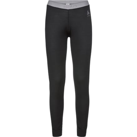 Odlo Suw Bottom Pant Natural 100% Merino Warm Dames Thermobroek - Black - Maat S