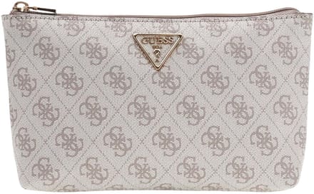 GUESS accessoiretas Laurel II Wristlet Pouch Dark Taupe Logo