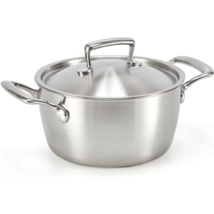 Habonne Queen Kookpan - 20 cm - RVS - met deksel