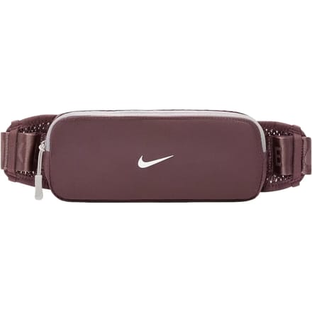 Nike heuptasje - Tempo Waistpack - kleur aubergine/grijs