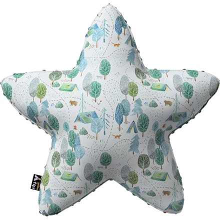 Kussen met minky Yellow Tipi Lucky Star Magic Collection