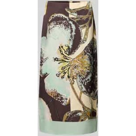 Midirok van viscose in all-over look