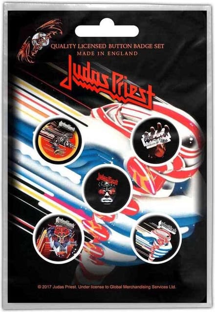 Judas Priest button Turbo 5-pack