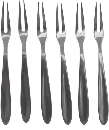 Set van 6 slakkenvorkjes 12,5 cm Fackelmann