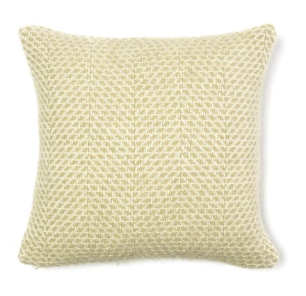 WOOOL Kussen - BEEHIVE (Oatmeal) - 50x50cm - 100% Wol