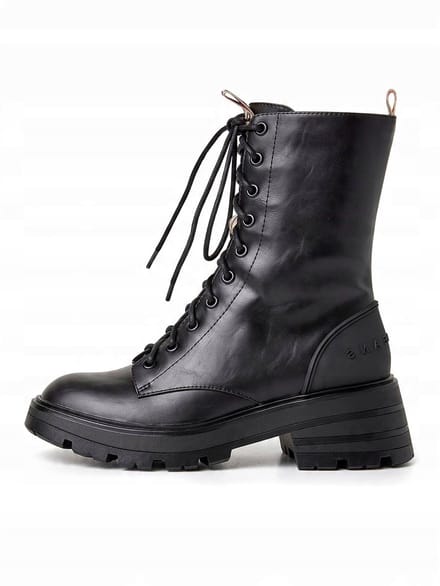 Pepe Jeans Soda Block - Dames Laarzen - Zwart - Synthetisch - Maat 38