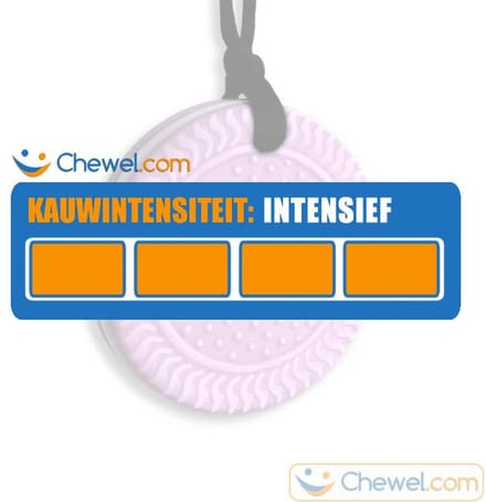 Bijtketting Kauwketting | Koekjes! | Roze | Chewel ®