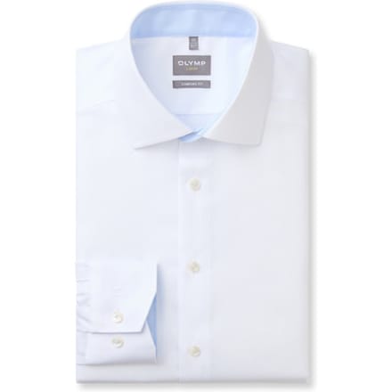 OLYMP Luxor Overhemd, Comfort Fit, Global Kent, Wit