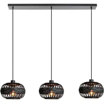 Eglo Hanglamp Towcester Zwart 3xe27