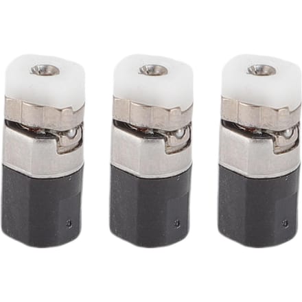 3PCS Charnière d'axe de remplacement pour console 3DS Charnière en métal plastique Axe Cylindre Broche Accessoires de console de jeu gray