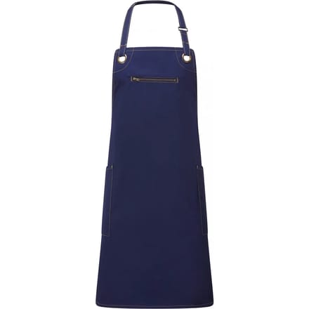 Premier Ecologische contrasterende schort Barley PR121 - Navy / Camel - One size