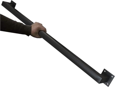 Trapleuning Vierkant - Veiligheids Handrailing - Binnen Buiten - Complete Set - 4 Meter - Zwart