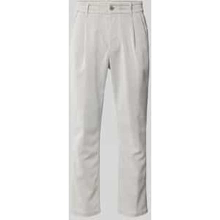 Regular fit broek met bandplooien, model 'CHASY'