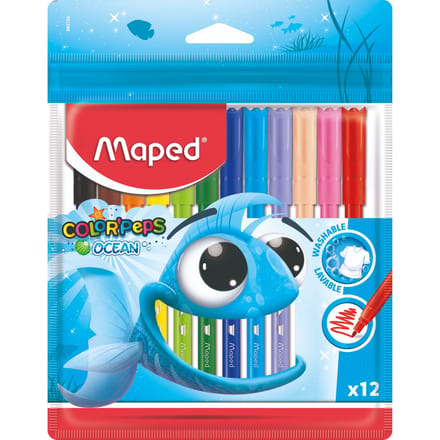 Maped - Viltstiften Ocean - 12 stuks