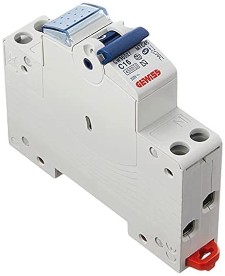 Stroomonderbreker 1P+N 16A 4,5KA Automatisch 230V Meerkleurig