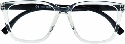 Ear2Ear 21702 Newton Leesbril transparant met zwarte poot +1.00