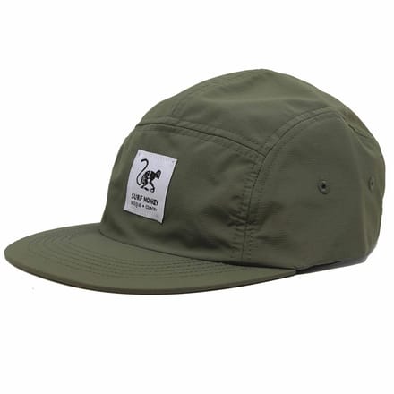 5-panel strapback pet - Waterbestendig / Volwassenen / One size (Groen)