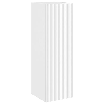 vidaXL - Wandgemonteerde - Badkamerkast - Wit - 33 - x - 34,5 - x - 100 - cm