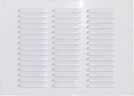Ventilatierooster 35x25cm Wit Metalen Ventilatieopening