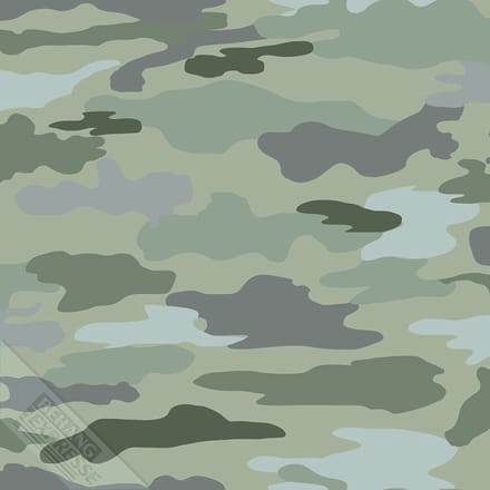 Behang - Thomas - camouflage groen leger 27148