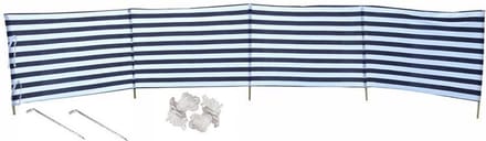 Windscherm - voor strand/ camping - 2x1,2 meter - incl haringen en scheerlijn