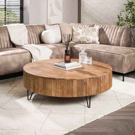 Fraaai - Sedona salontafel ø120 cm - mangohout