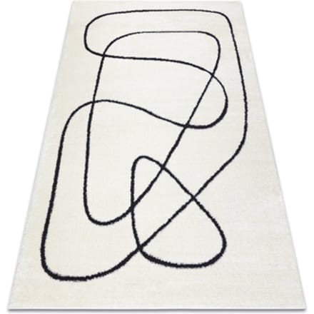 Kleden Rugsx Tapijt modern MODE 8377 abstractie creme / 80x150 cm