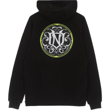 Lichtgewicht herensweatshirt met capuchon Monogram Hoodie zwart