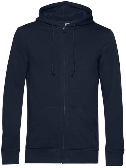 Hooded sweatshirt met rits B&C Organic