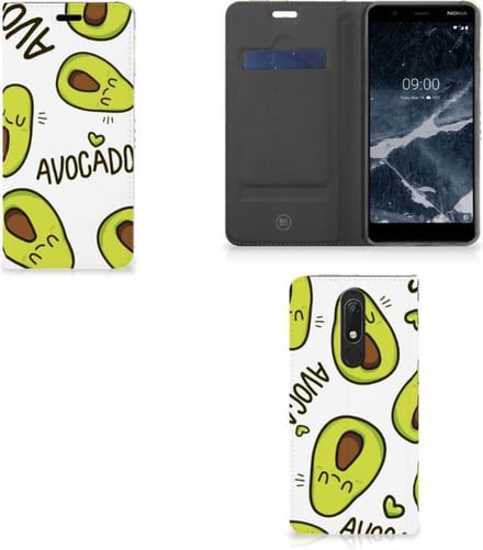Nokia 5.1 (2018) Magnet Case Avocado Singing