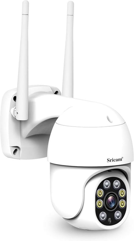 Gemotoriseerde Camera - IP Camera - Beveiliging Binnen Buiten - Kleur Nachtzicht - 2.0 MP - Wit
