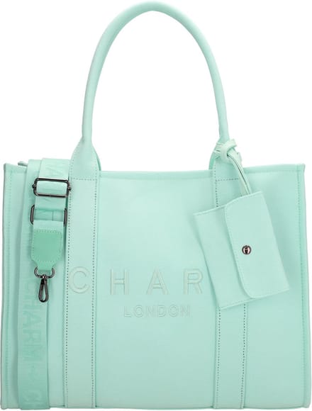 Charm London Bond Laptoptas 15,6 inch - Schouderband - A4 - Werktas - Mint