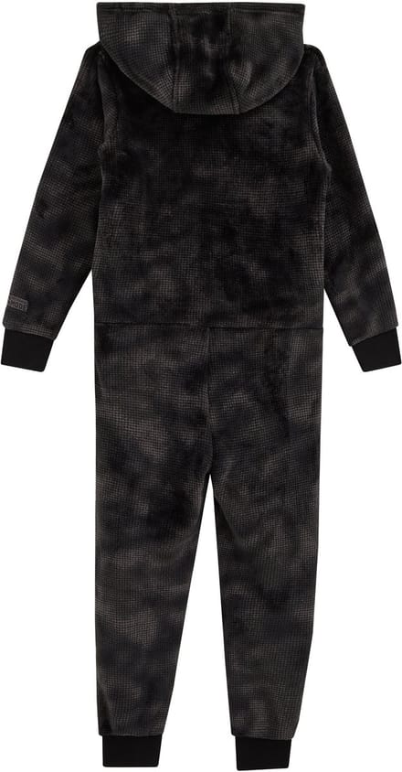 WE Fashion Jongens fleece onesie met print