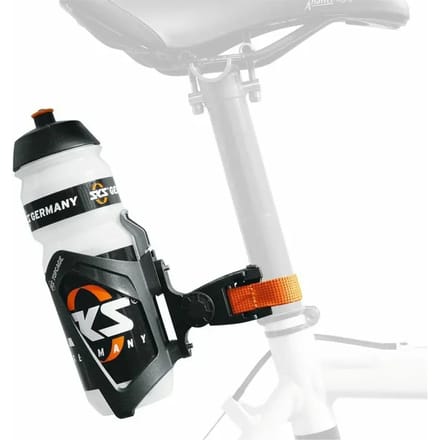 SKS Bidonhouder adapter - quick release - matzwart - flexibel en verstelbaar