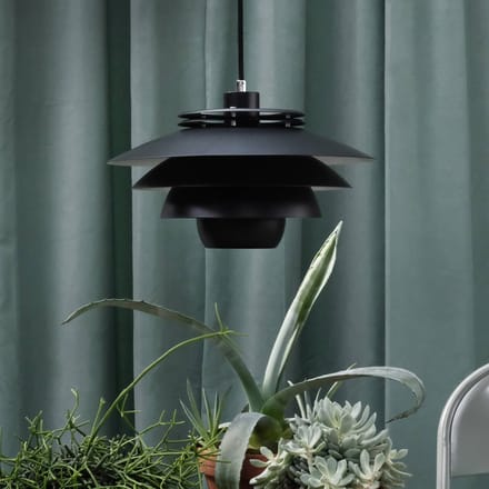 Dyberg Larsen Hanglamp Ejka 38 X 20 Cm E27 Staal 60w Matzwart