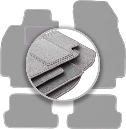 Automatten asgrijs voor: Renault Megane II CC coupé, cabrio (2003-2010)
