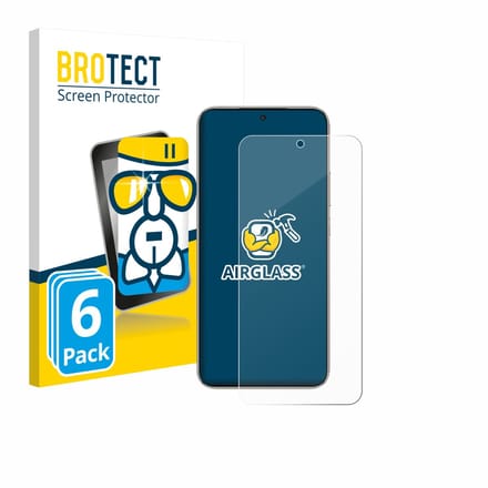 Screenprotector 6 Stuks voor Honor X70 Beschermglas transparant