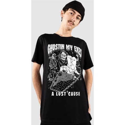 A Lost Cause Ghostin T-Shirt zwart