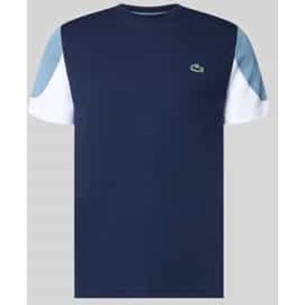 Regular fit sport-t-shirt in colour-block-design