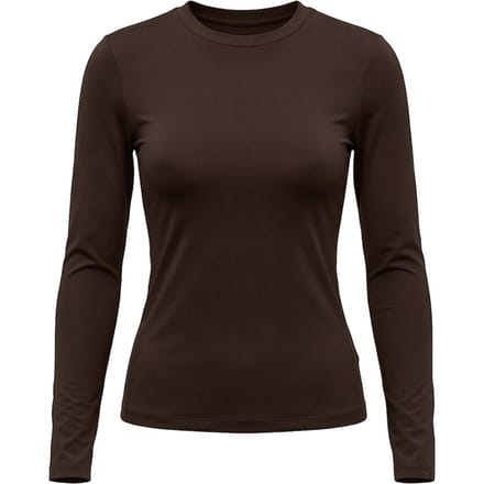 Slim Longsleeve DONKERBRUIN