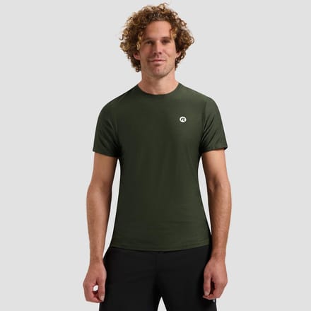 Rogelli Essential Heren Hardloopshirt - Korte Mouw - Groen
